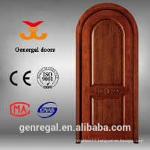 Classical Arched style Natural Painted wooden door